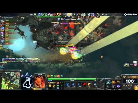 OG amazing backstab at roshan pit. смотреть онлайн