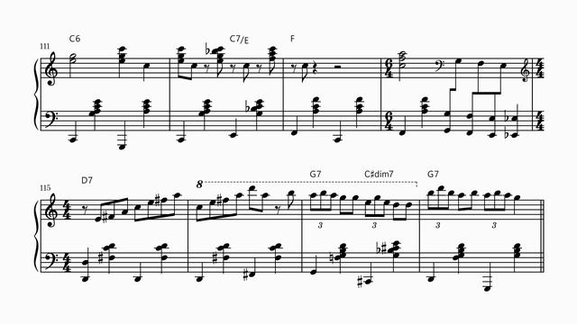 The Entertainer - Stephanie Trick transcription (sheet music) смотреть онлайн