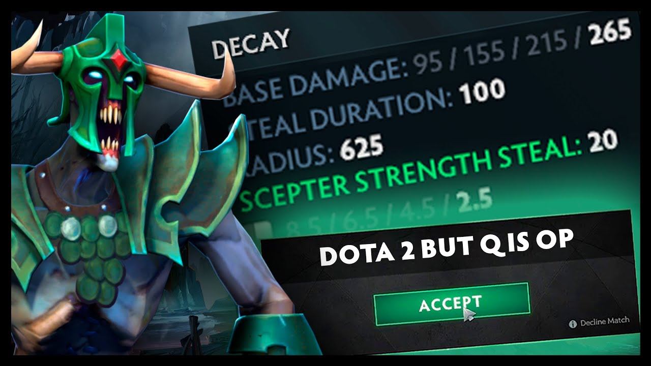Dota 2 But Your Q Is OP смотреть онлайн