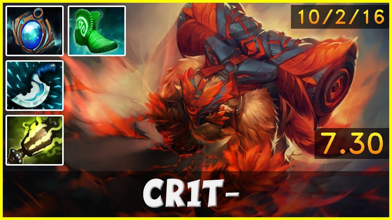 Cr1t- Earthshaker | Dota 2 Gameplay - Dota 2 7.30 смотреть онлайн