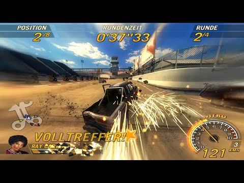 FlatOut 2 | Event Speedbowl & Figure of Eight 2 | Gameplay | 2006 смотреть онлайн