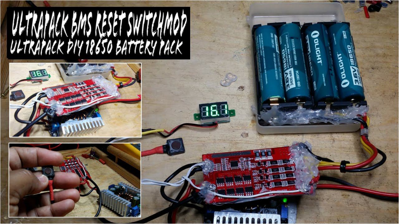 DIY 48wh QRP Battery Pack for FT-817ND
UltraPack BMS Reset Switch Mod смотреть онлайн