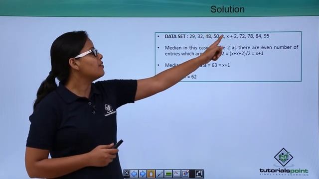 Class 9 | Statistics | Problem on Median | Tutorialspoint смотреть онлайн
