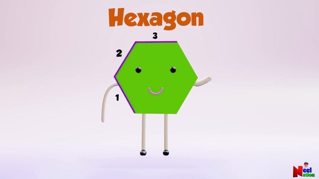 Shapes for Kindergarten | Sides & Corners of Shapes | Shapes, Sides & Corners(Vertices) | 2D shapes смотреть онлайн
