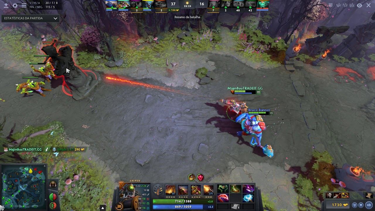 Dota 2 - triple kill, ultra kill and rampage "SNIPER" in 2 minutes. смотреть онлайн