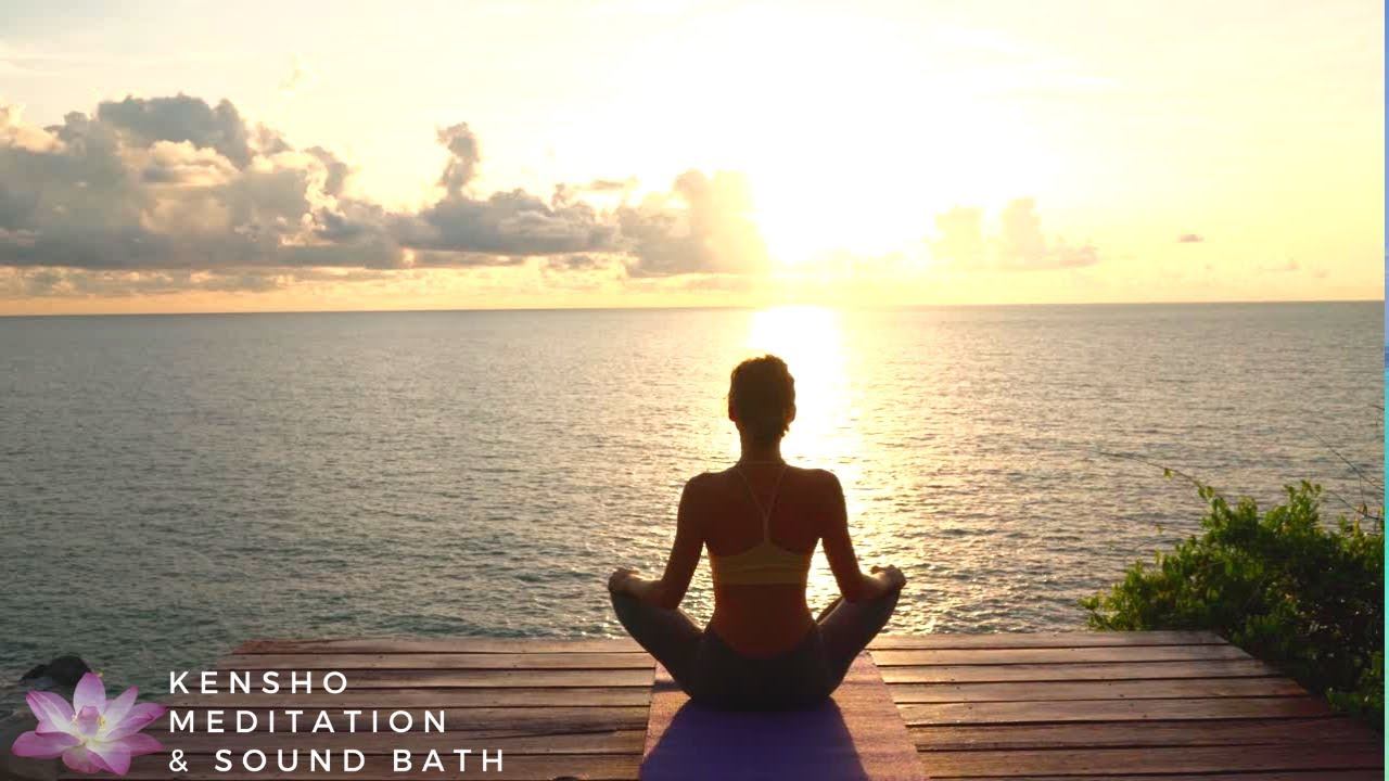 174hz Water Meditation & Zen Sound Bath. Restore Chakra Energy, Reduce Stress, Relax, Kenshō, Peace смотреть онлайн