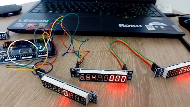 Setup MAX7219 8-Digital Segment Digital LED Flight Simulator X-Plane смотреть онлайн