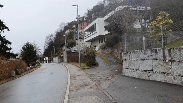 27.01.21 Гуляем по Риаццино (Riazzino). Страховки. Швейцария. смотреть онлайн