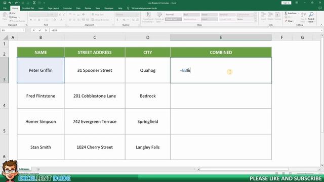 How to Add Line Breaks Within Excel Formulas | Char(10) Function смотреть онлайн