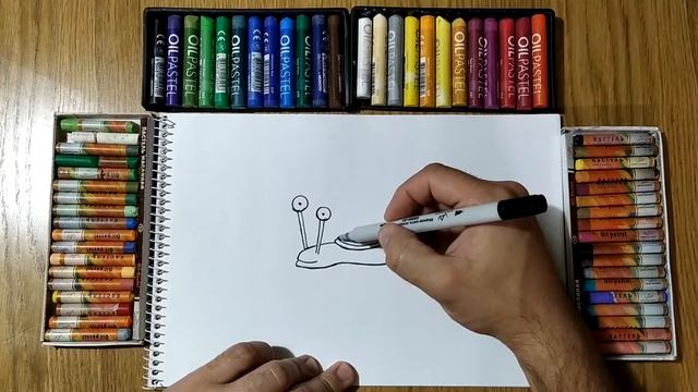Рисуем улитку из мультика Букашки Minuscule/Урок Рисования/Draw a snail from the cartoon Minuscule смотреть онлайн