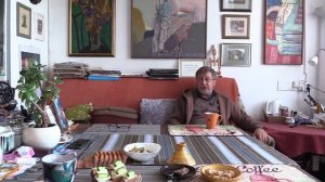 В мастерской художника Александра Климохина