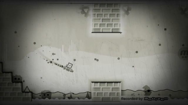 Играем в Чёрно белою Geometry DASH SUB ZERO смотреть онлайн