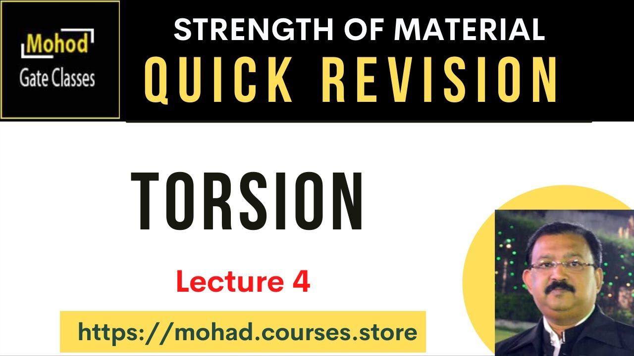 04 Quick revision Torsion смотреть онлайн