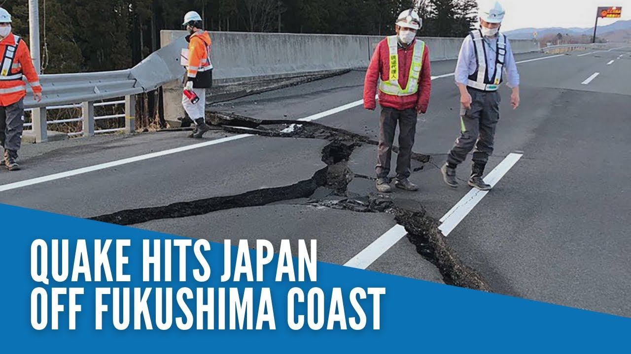 Quake hits Japan off Fukushima coast, leaving two dead and reviving painful memories смотреть онлайн