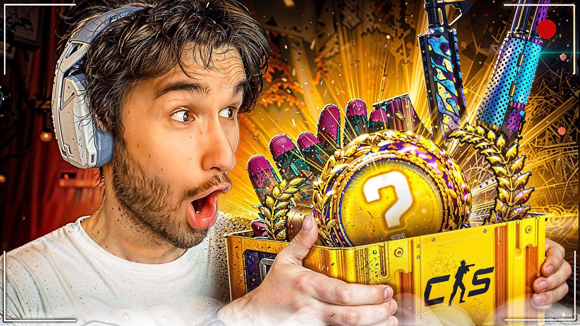 НЕ ВЫПАДАЕТ НОЖ СТРИГУСЬ НАЛЫСО | КОРЕШ ОТКРЫВАЕТ 250 КЕЙСОВ В КС2 смотреть онлайн