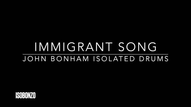 Led Zeppelin John Bonham Isolated Drums • Immigrant Song (Led Zeppelin III) смотреть онлайн