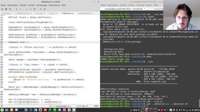 Geant4 Tutorial 12: Adding Detector Efficiency смотреть онлайн