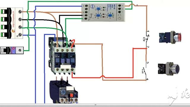 تركيب حساس سقوط الفازات(phase sequence and phase failure) смотреть онлайн