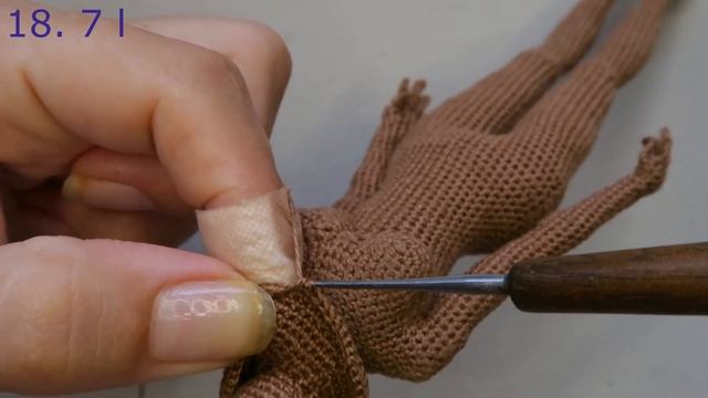 Doll body pattern part 7 rotatable head/МК женское тело часть 7 поворотная голова смотреть онлайн