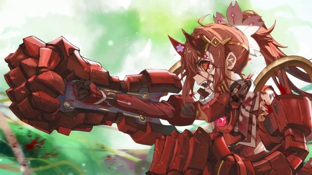 Anime Red Mech Girl Live Wallpaper 4K смотреть онлайн