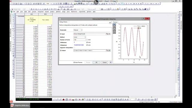 Interpolation and Extrapolation in OriginPro смотреть онлайн
