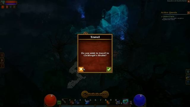 How to enter Cacklespit's Realm, Torchlight 2 смотреть онлайн