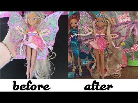 Winx Club - Flora dolls hair fix #1 смотреть онлайн