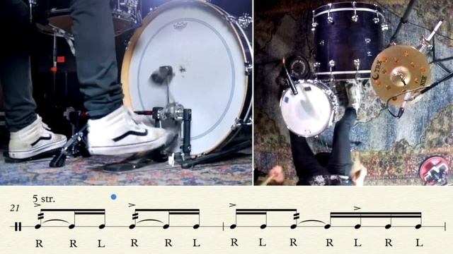 Double Bass Drum Rudiment Solo #1 смотреть онлайн