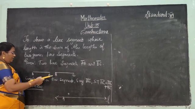 VI Standard Maths - Unit 15 -Drawing a Line Segment Equal to a Given Line Segment смотреть онлайн