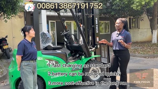 FE-1 Amazing New energy Li-ion electric forklift #lithium #electricforklift #newenergy #forkfocus смотреть онлайн
