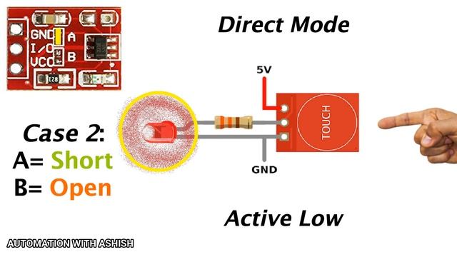 TTP223 Capacitive Touch Sensor for Smart Touch LED Mirror | How to use TTP223 Touch Module | TTP223 смотреть онлайн