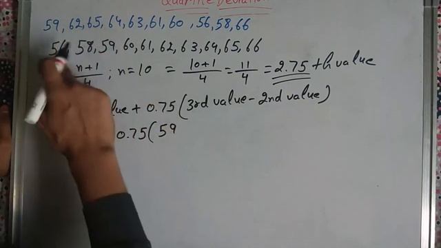 19:- How to calculate Quartile deviation for individual series in hindi смотреть онлайн