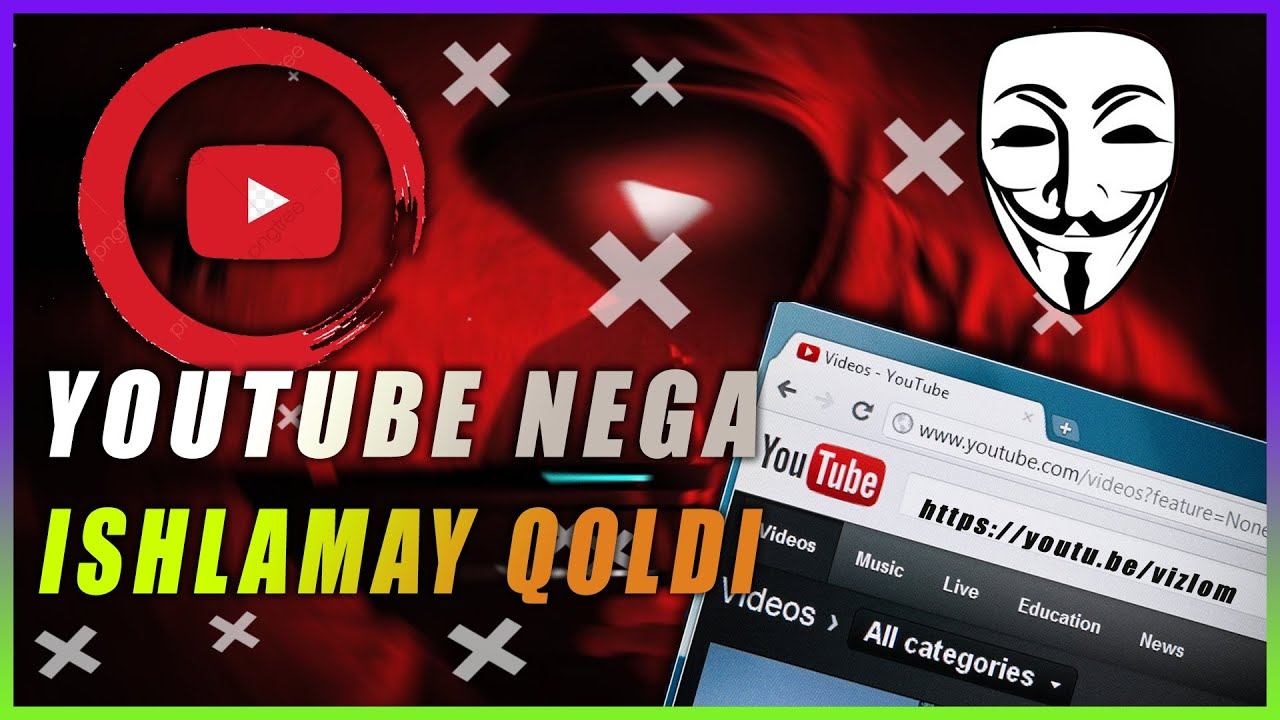YOUTUBE NEGA ISHLAMAY QOLDI//YOUTUBE HACKER TOMONIDAN YORIB KIRDIMI смотреть онлайн