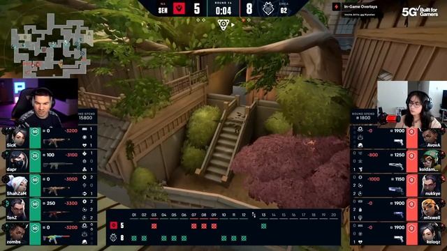Kyedae and AverageJonas react to G2 Esports vs Sentinels - VALORANT Masters: Berlin - (MAP 2, BIND) смотреть онлайн