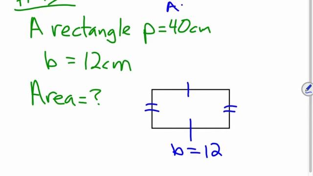 Geometry 1.8 Perimeter Circumference and Area Problem 43 смотреть онлайн