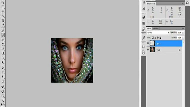 color de ojos en photoshop cs4. смотреть онлайн