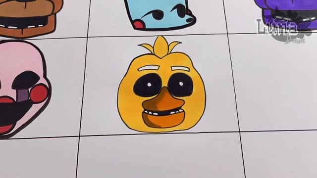Drawing FNAF scary health icons ( Friday Night Funkin' ) смотреть онлайн
