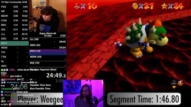 Speedrunner Reacts to 70 Star Community Sum of Best Video смотреть онлайн