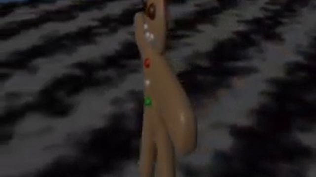 Ginger Bread man walking (Blender 3D) смотреть онлайн