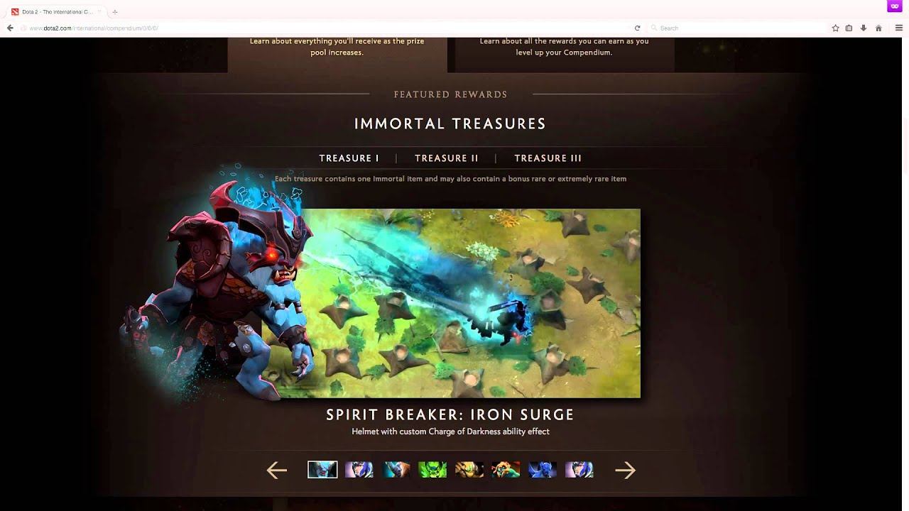 Dota 2 Immortal: Iron Surge (Spirit Breaker) смотреть онлайн