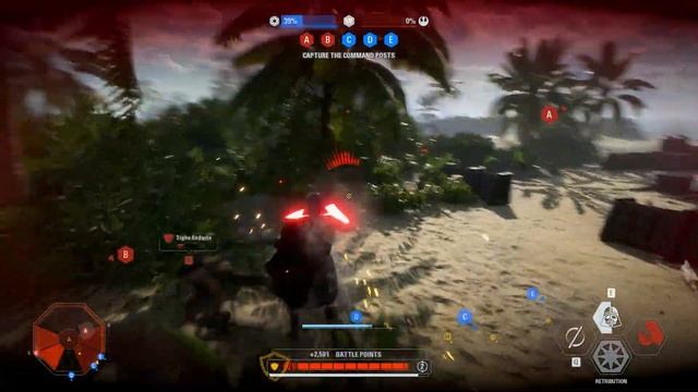 Star Wars Battlefront II - Battle Damaged Darth Vader Mod Gameplay (Damaged Helmet) смотреть онлайн