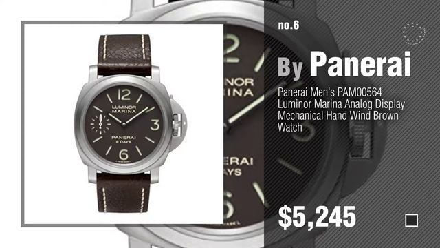 Top 10 Panerai Leather Strap // New & Popular 2017 смотреть онлайн