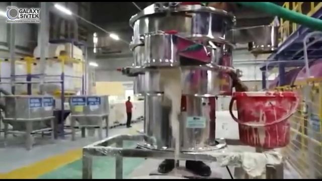 Filtration of ceramic slip with Galaxy Sivtek Vibro Separator смотреть онлайн