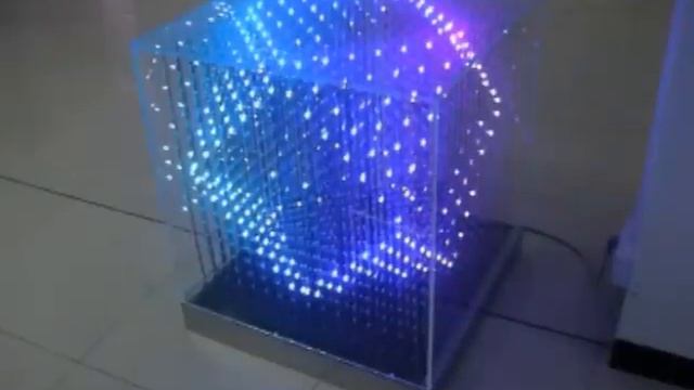 3D LED RGB Arduino Cube 16x16x16 смотреть онлайн