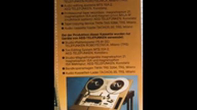 AEG TELEFUNKEN Magnetophone invention (celebration casette) 1984 смотреть онлайн