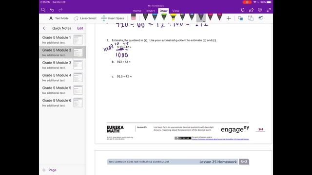 Engage NY // Eureka Math Grade 5 Module 2 Lesson 25 Homework смотреть онлайн
