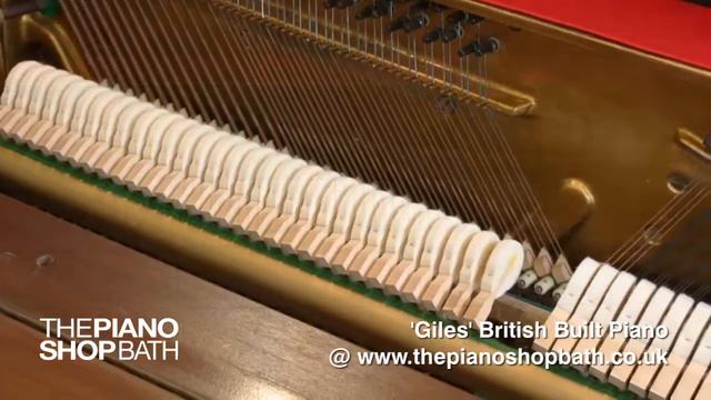 Compact and Continental 'Giles' Mahogany Satin@ The Piano Shop, Bath смотреть онлайн