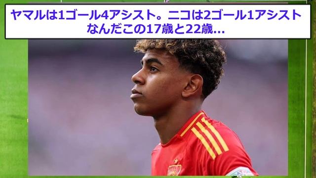 【神の子】EURO優勝スペイン代表FWヤマル(17)がぶっちぎりアシスト王に！！！！！ смотреть онлайн