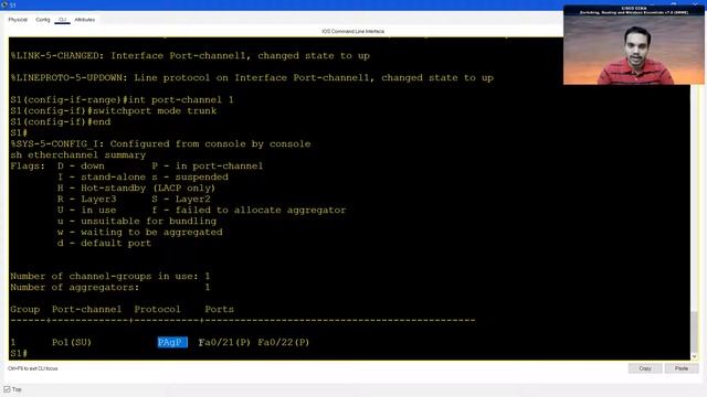 SRWE PT 6.2.4 Configure EtherChannel смотреть онлайн