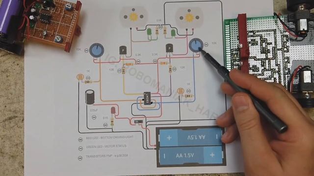 Line Follower Bez Programowania LM393 - Simple Robot